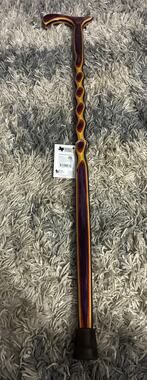 Brazos Twisted Colorwood Traditional Handcrafted Walking Cane 37"